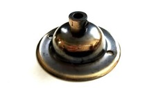 Solid Brass Ceiling Rose with matching cord grip Fixing Plate 5 finishes earthed