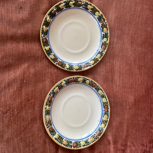 Antique saucers adams - 2x,