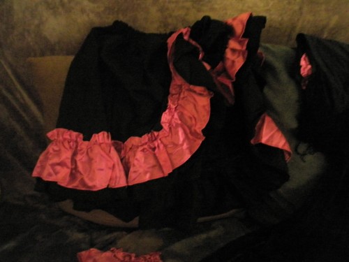 Halloween saloon girl costume - halloween,