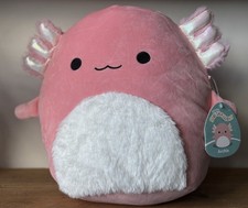 BNWT Soft Toy Axolotl Squishmallow Archie Squishmallow Plush 12”|30cm Fuzzy Tum