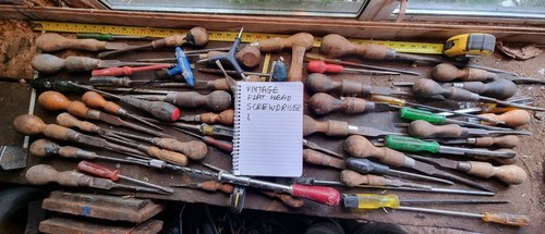 Vintage flatheads screwdrivers