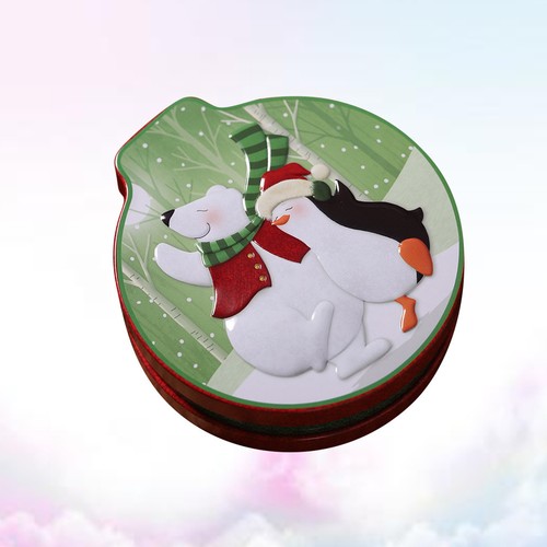 Tinplate candy boxes penguin - boxes,