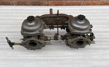 Vintage Twin Stromberg CD125 Carburettors & Manifold. BMC A-Series Minor Etc