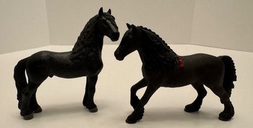 Schleich friesian stallion - schleich,