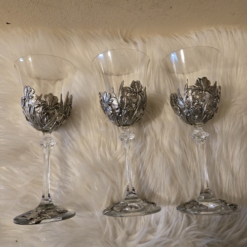 Vintage wine goblets glasses - vintage,