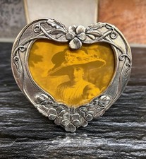 Vintage Silver Plate Pansies &