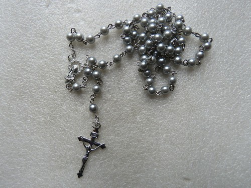 Lovely rosary beads necklace - lovely,