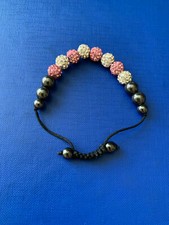 Children's Shamballa Bracelet Crystal Clay Disco Balls Beads Friendship Bracelet