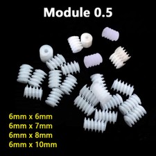 Module 0.5 Plastic Worm Gear