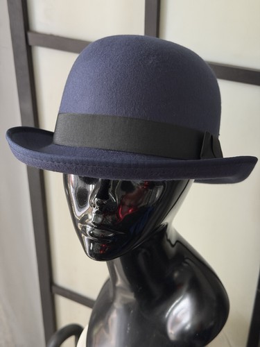Bowler hat dark blue - bowler,