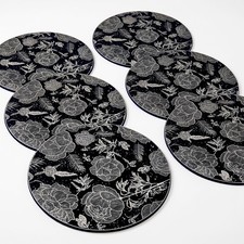 Luxury Flower Placemats Round