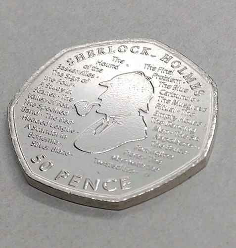 2019 sherlock holmes 50p - 2019,