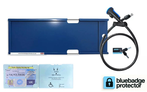 Blue badge protector disabled - badge,