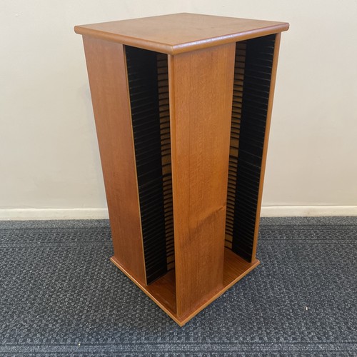 Wooden rotating storage - rotating, cd