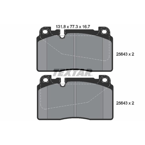 New brake pad set - brake,