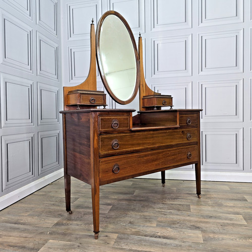 Antique mahogany dressing - antique,