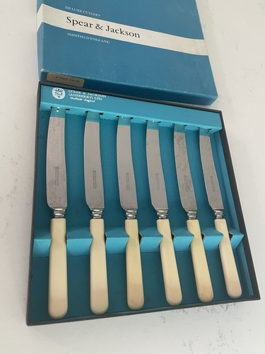 Faux bone knives butter - 6,