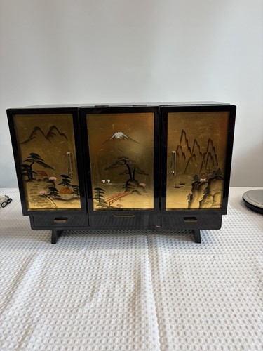 Vintage japanese black - black, lacquer