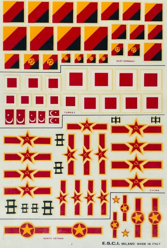Esci decals 72 scale east - esci, 1:72