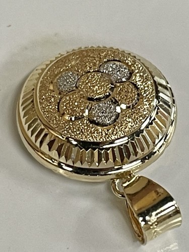 14k yellow gold - pendant, with