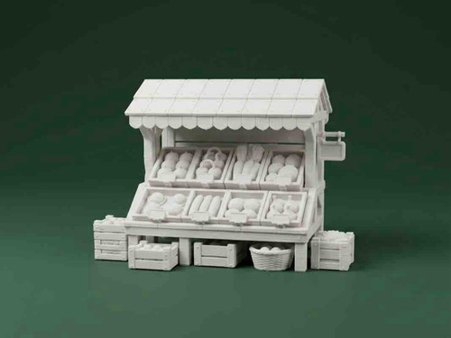 Miniature farms market stall - farms,