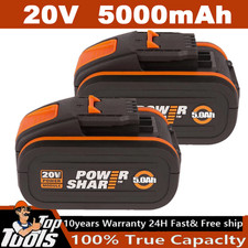 2Pack 5000mAh 20V Max For Worx