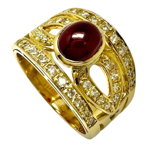 Cabochon ruby 1 85ct - 7,