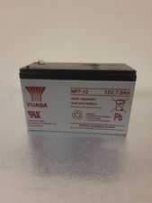 GENUINE YUASA 12 VOLT 7AH RECHARGEABLE BATTERY 12V 7AH NP7-12 12v 7Ah 20HR APC