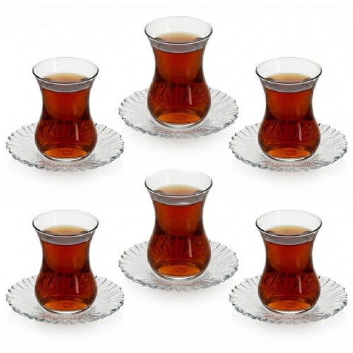 6pc 155ml turkish tea - 155ml,