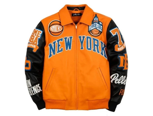 Handmade men orange pelle - men's,