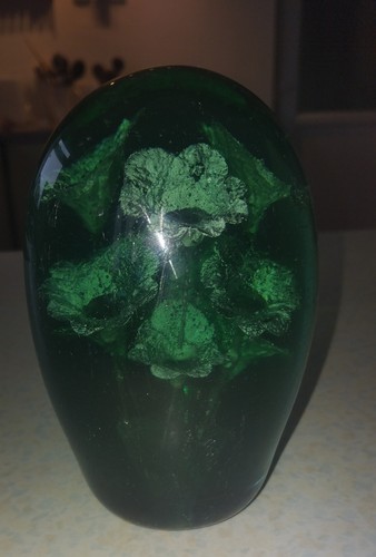 Victorian green glass - , dump