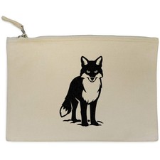 'Fox Standing In Snow' Canvas