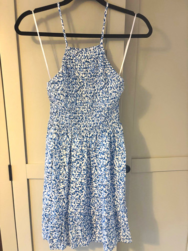 Bershka floral fit flare - floral,