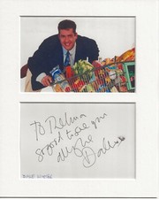 Dale Winton supermarket sweep signed genuine authentic autograph UACC RD COA