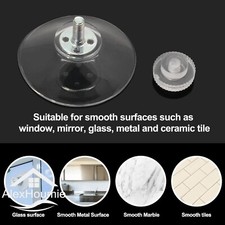 M4 13mm Clear Suction Cups Nut