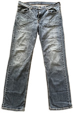 Vintage look faded Blue Levi 751 Men's Blue Straight Jeans W38 L32 Levi's