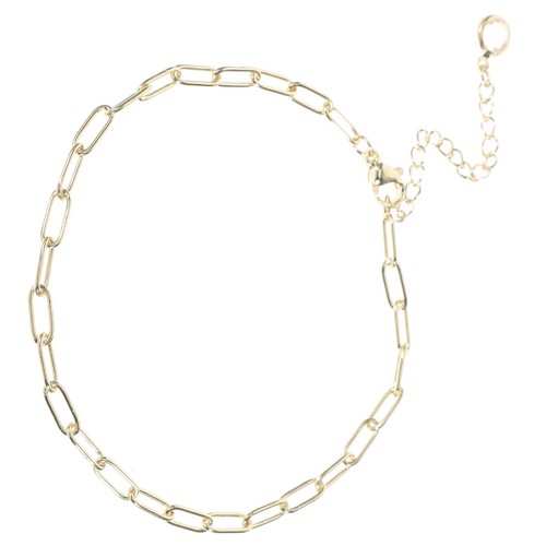 Paperclip ankle bracelet foot - ankle,