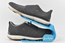 GEOX respira Mens Grey Slip On Trainers Size 10.5 UK Net Breathing System 