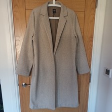 ZARA  coat / Coatigan Size Eur XL Beige/ fawn colour Very Good Condition