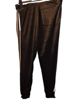 Ladies Black Velour Tracksuit