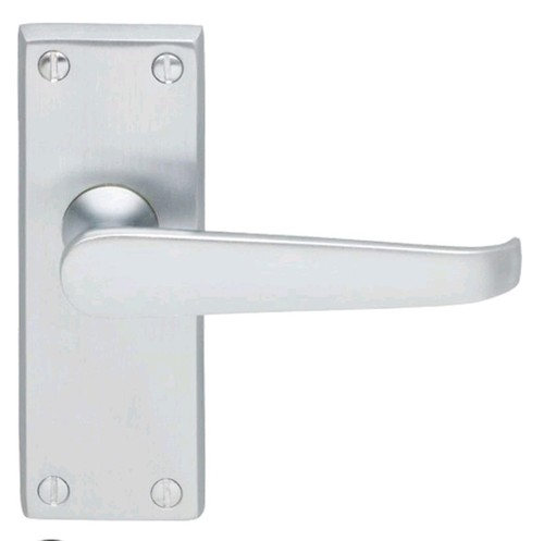 Door handles satin chrome - door,
