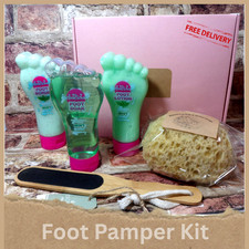 Luxury Foot Pamper Kit Mint Foot Hamper Gift Set Christmas Gift Set