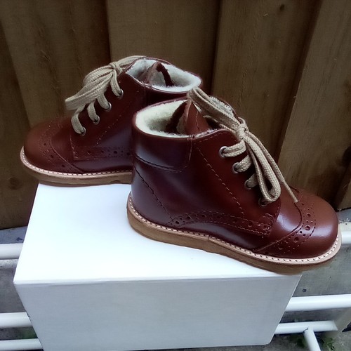 Angulus brown lace boot - brown,