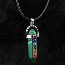 7 Chakra Necklace Green