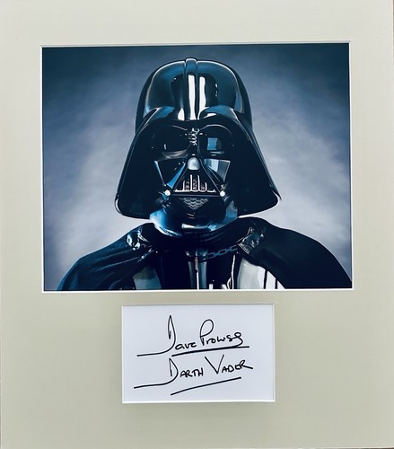 Dave prowse hand signed 6x4 - hand,