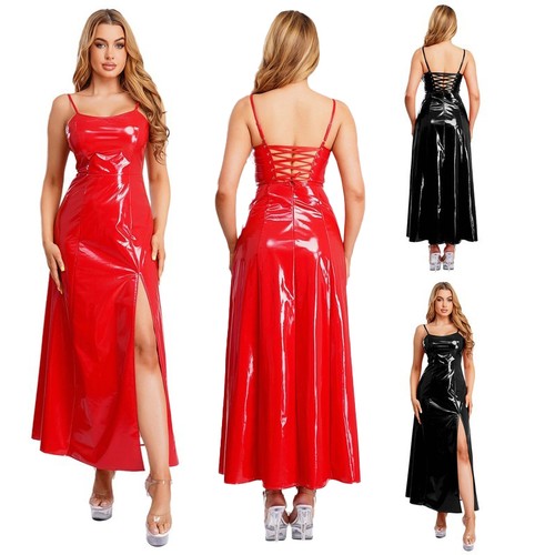 Womens wetlook shiny - womens,