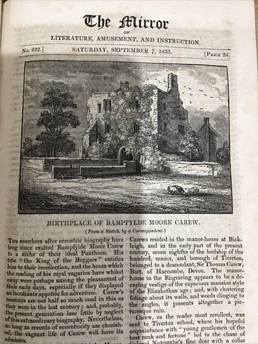 Antique print 1833 - 1833,