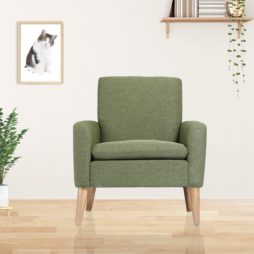 Padded fabric linen - fabric, armchair
