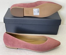 Crew Clothing Pink Chloe Suede