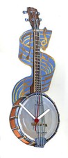 Banjo Clock - Banjo Gift - Banjo Gifts - Banjo Clocks - Banjos MI8-C